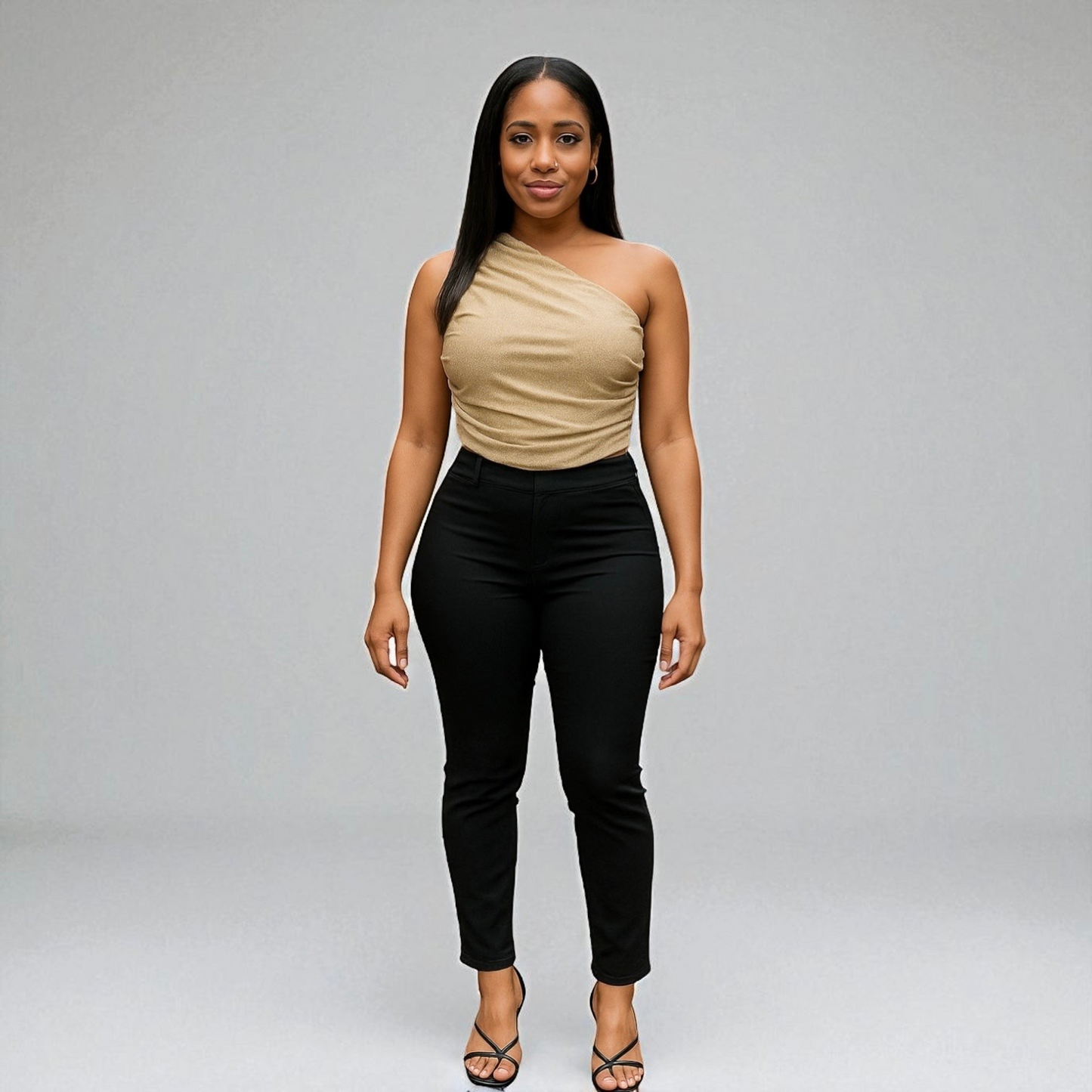 One Side Shoulder Night Out Blouse