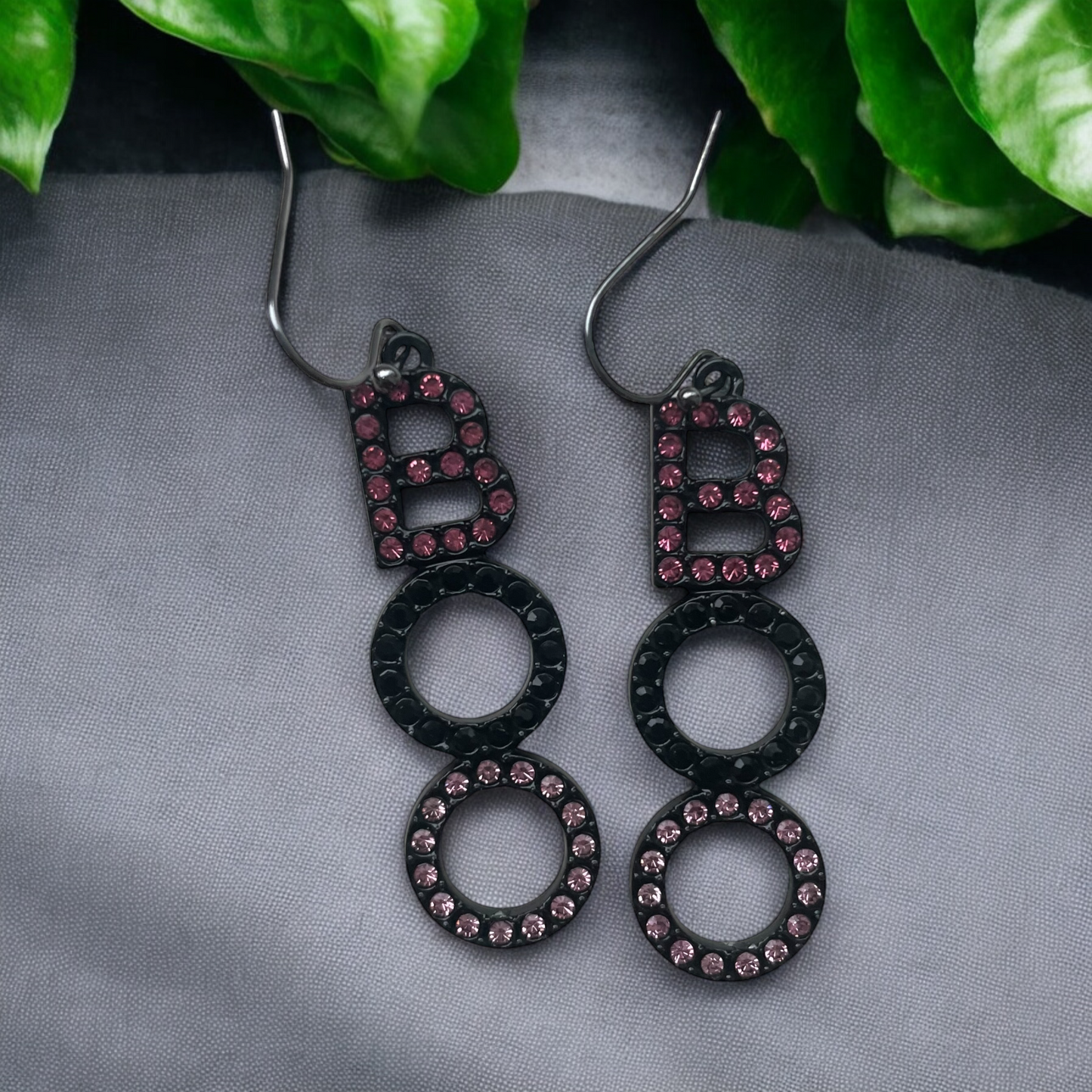 Halloween BOO Drop Earrings