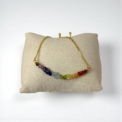 Natural Chip Healing Stone Crystal Bracelet