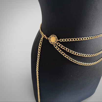 Multi-layer Metal Link Chain Belt