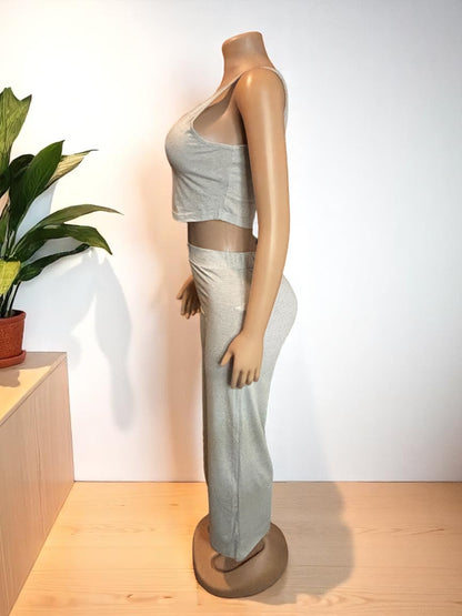 Conjunto gris de 2 piezas