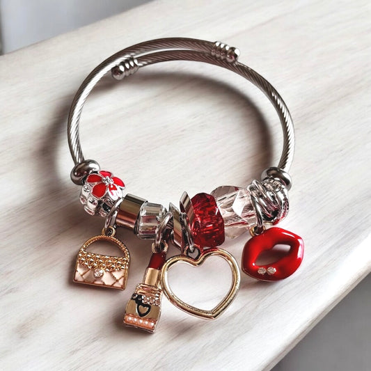 Charm Silver Girly Bracelet