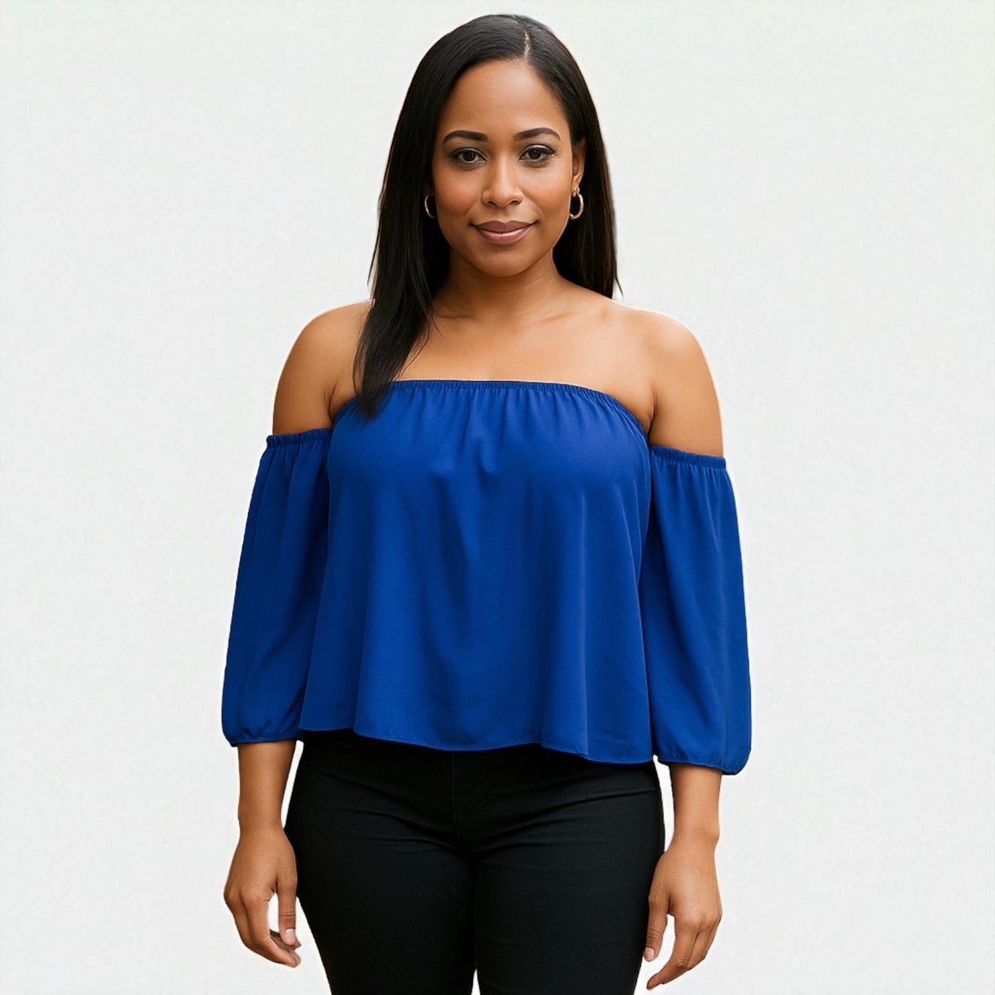 Half Sleeve Off Shoulder Blouse