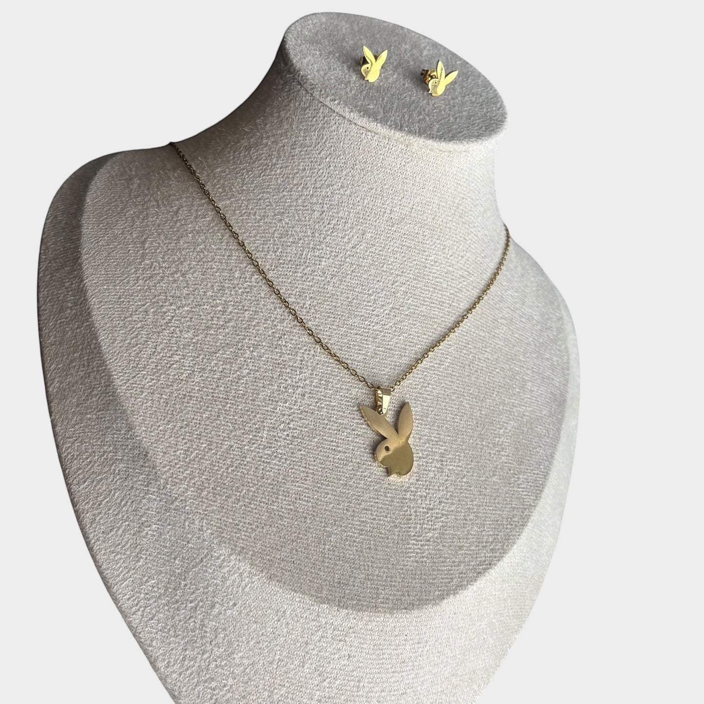 Rabbit Stainless Steel Jewelry Set