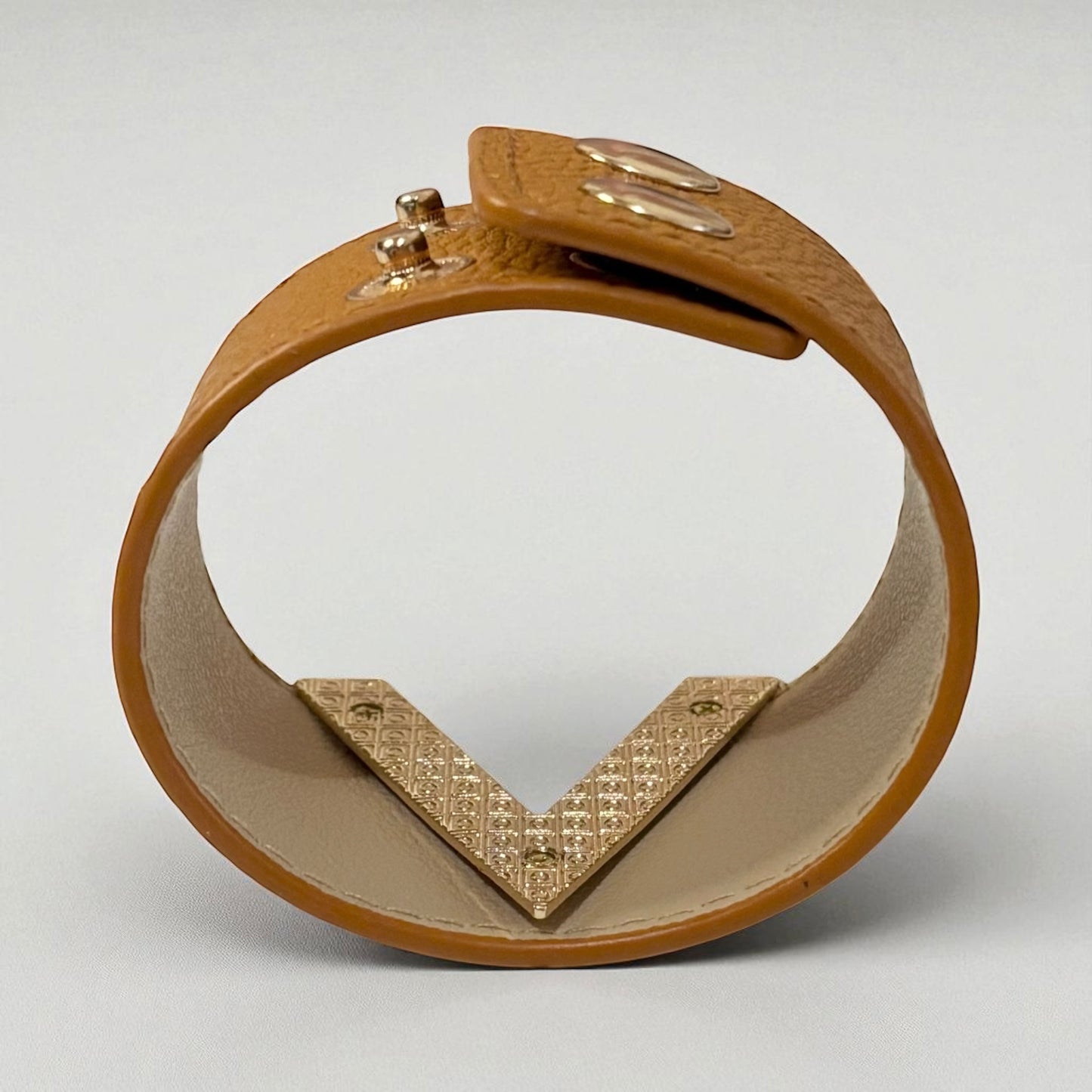 V Shape Wide Charm Cuff Wrap Bracelet