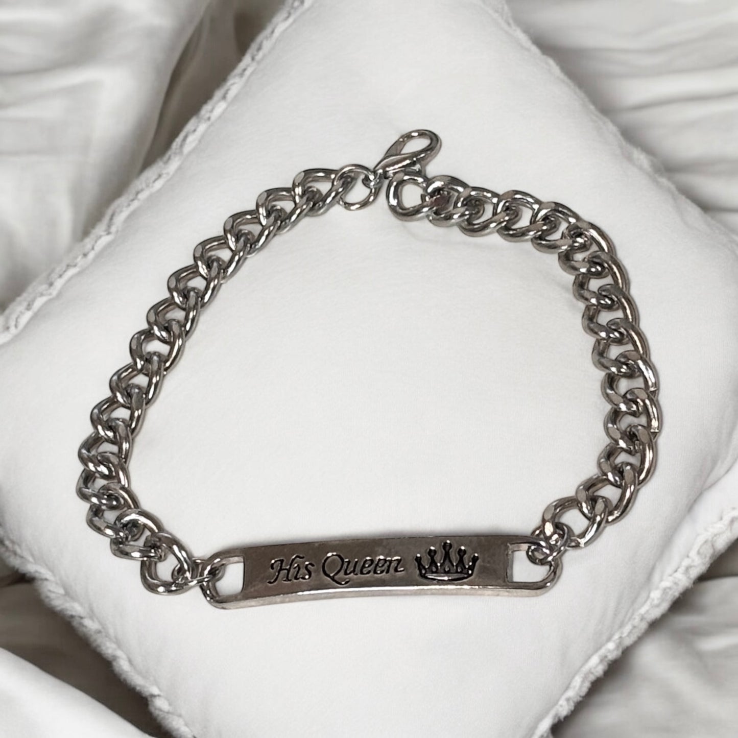 HIS QUEEN LINK BRACELET