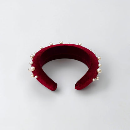 Women Elegant Pearls Headband