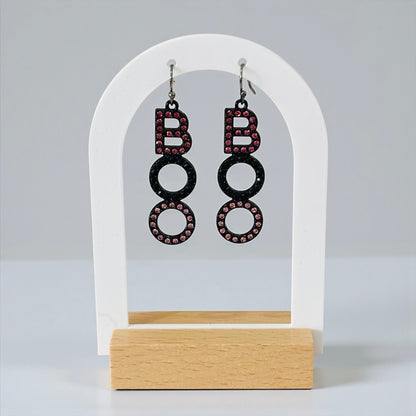 Halloween BOO Drop Earrings
