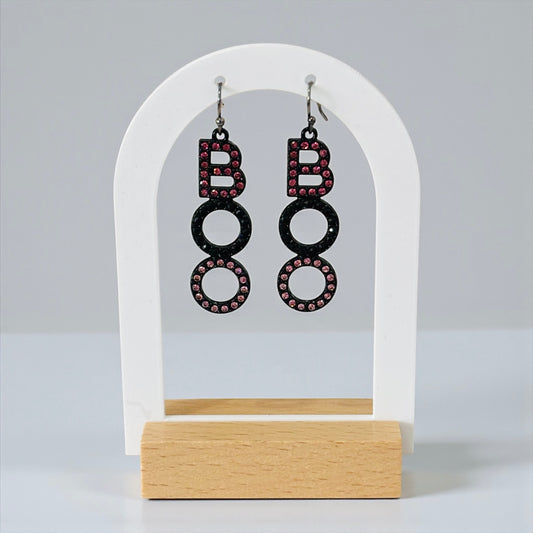 Halloween BOO Drop Earrings