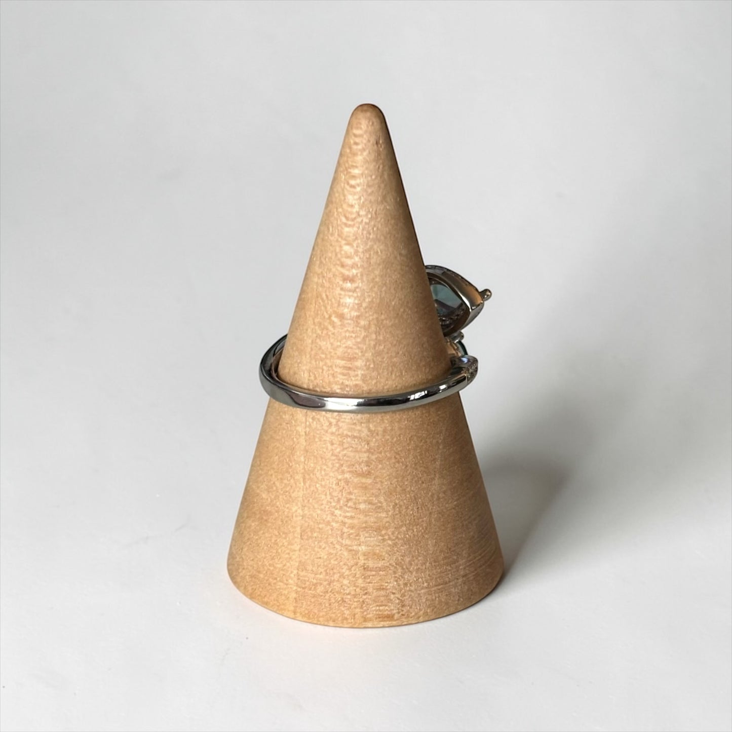 Delicate Adjustable Green Ring