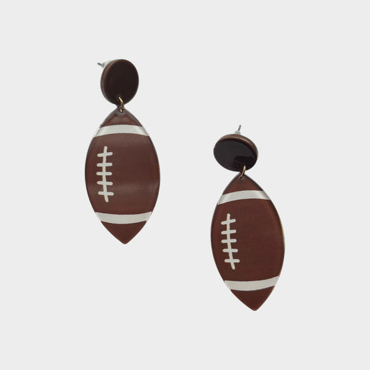 Football Lightweight Drop Earring