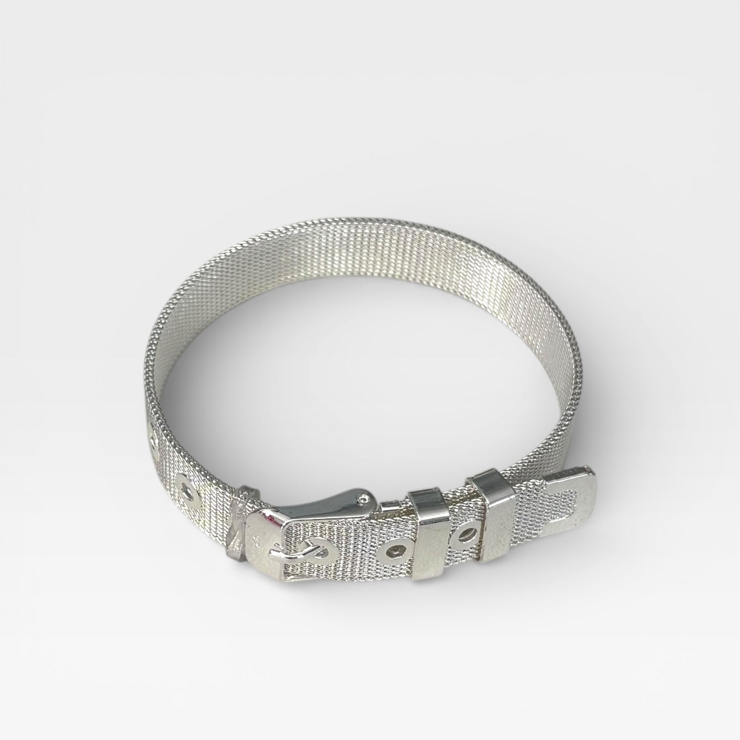 Belt Style Silver Bracelet