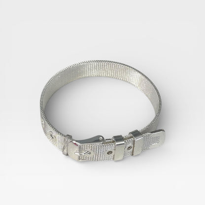 Belt Style Silver Bracelet