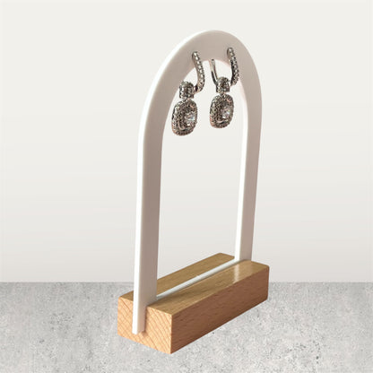 Square Zircon Elegant Women Earrings