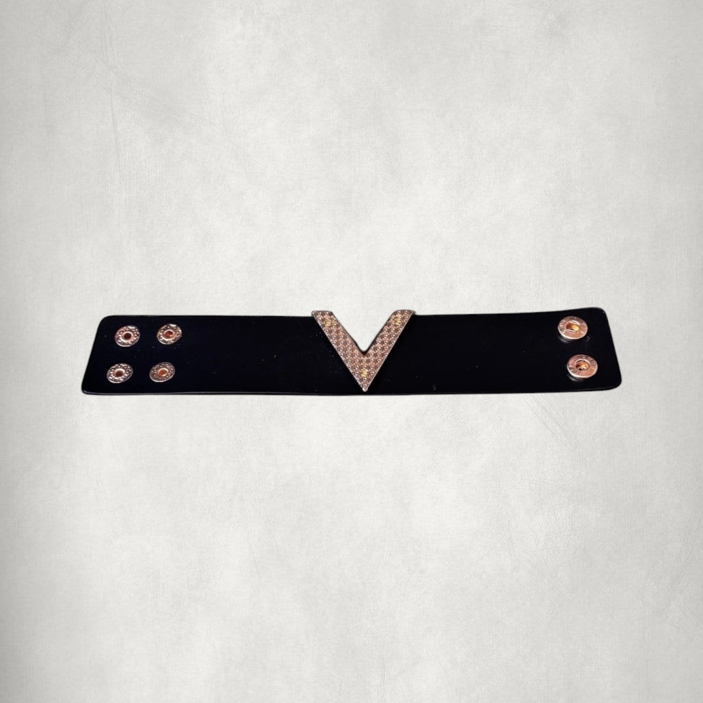 V Shape Wide Charm Cuff Wrap Bracelet
