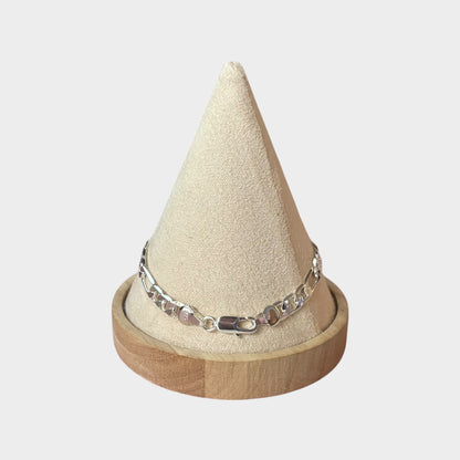 Men Casual Silver Bracelet