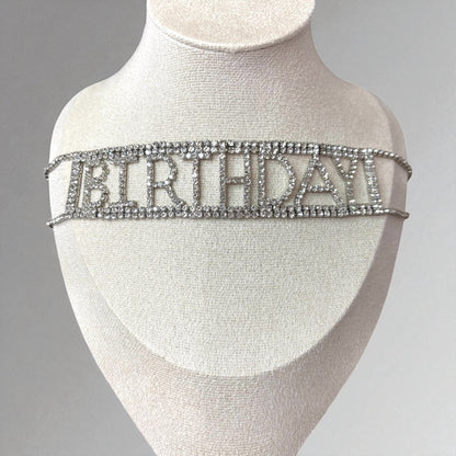 Full Rhinestone Choker Necklace