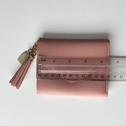 Pink Small Women PU Leather Wallet