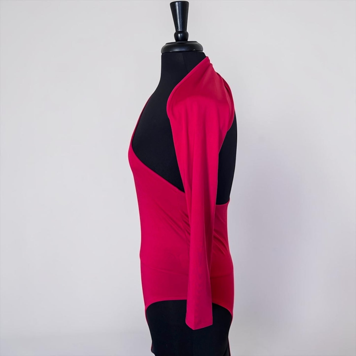 One Shoulder Women Irregular Bodysuit