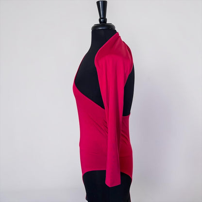 One Shoulder Women Irregular Bodysuit