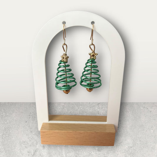 Christmas Tree Drop Earring