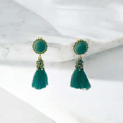 Vintage Women Velvet Earrings