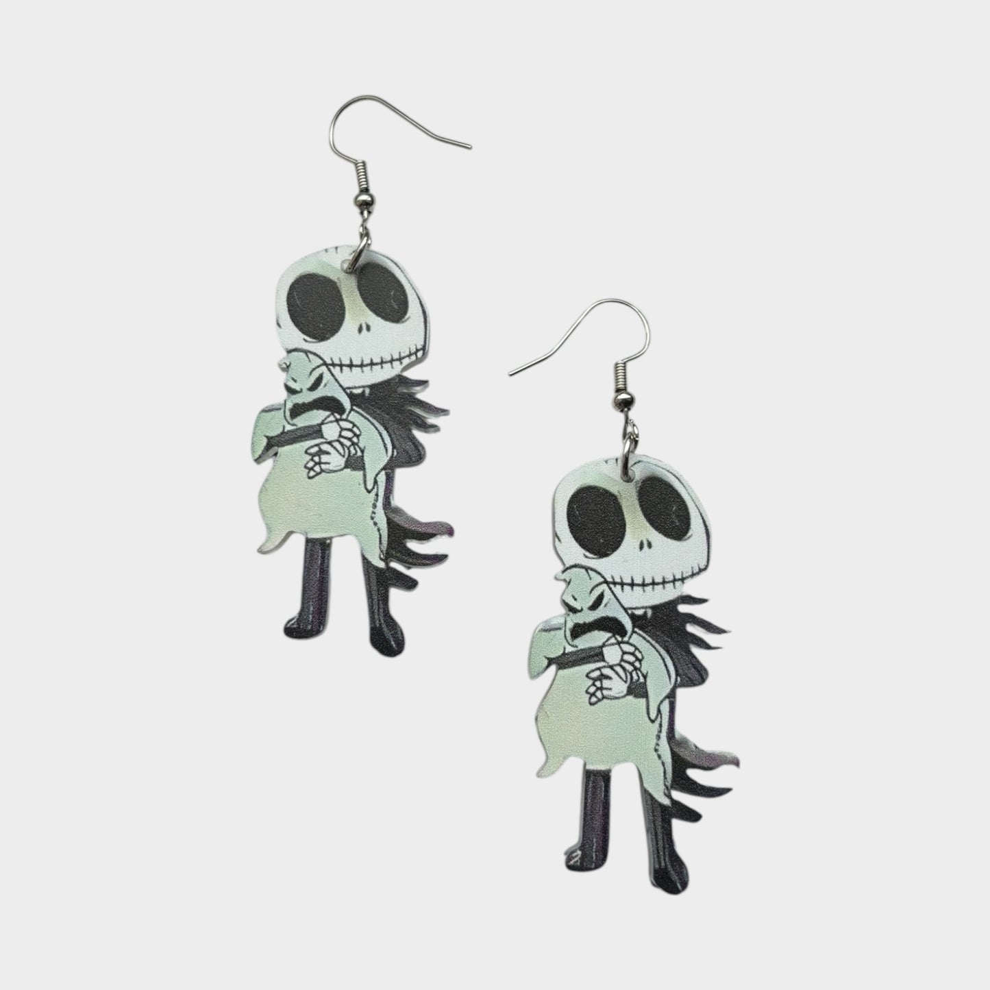 Acrylic Ghost Hug Drop Earrings
