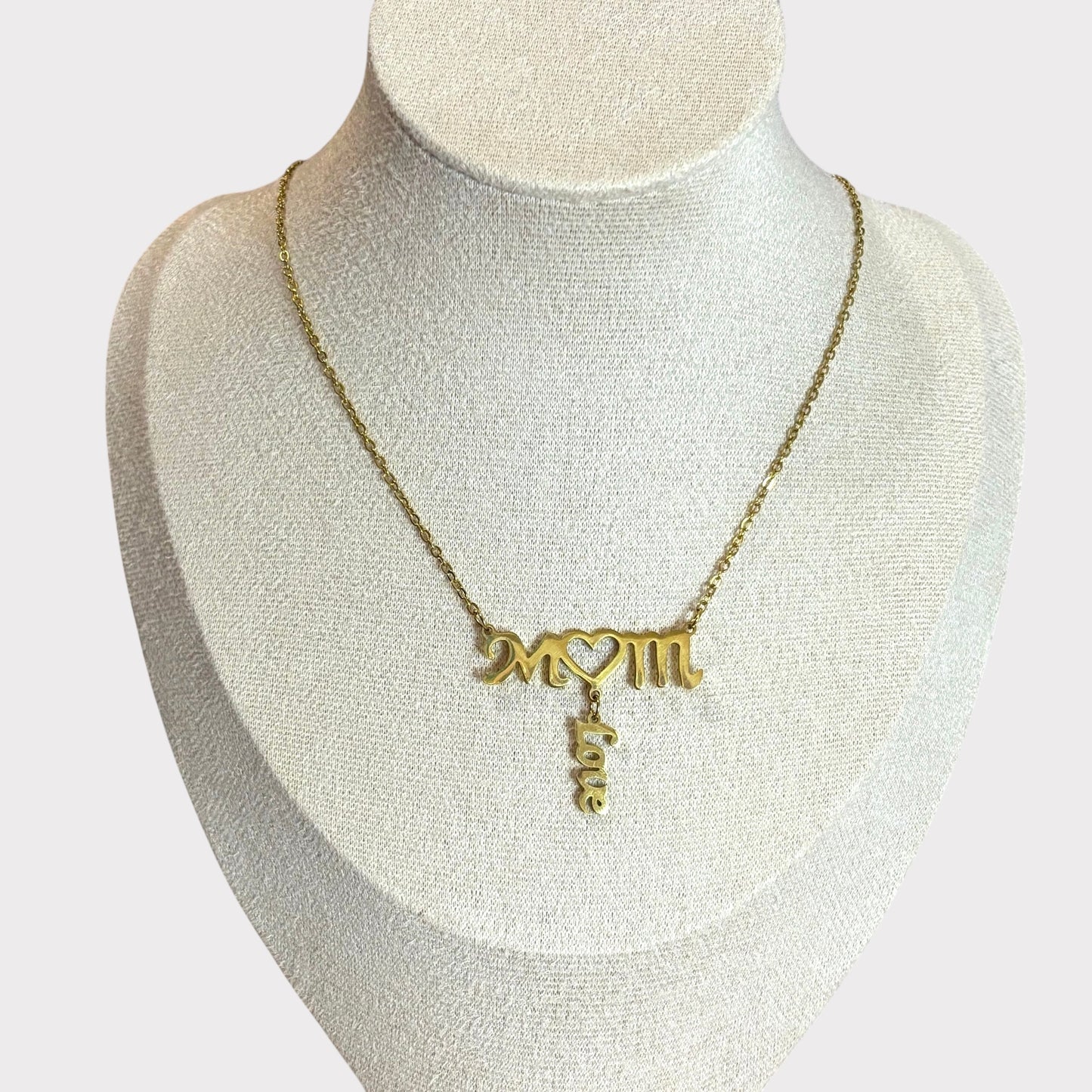 Stainless Steel Mom Necklace
