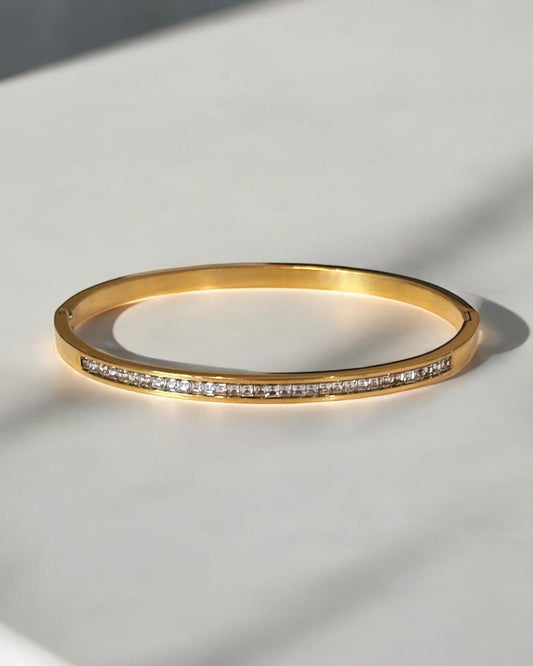 Luxurious Titanium Steel Bangle Bracelet