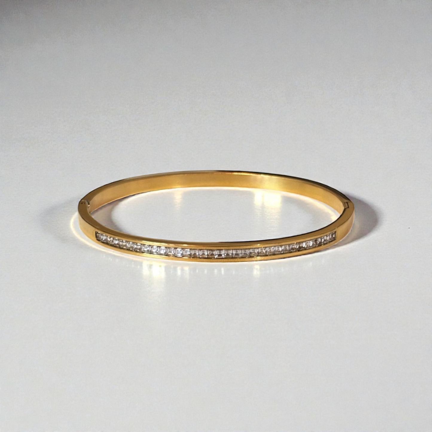 Titanium Steel Bangle Bracelet