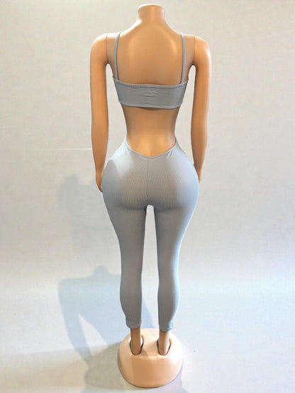 Mono azul claro sin mangas pequeño para mujer