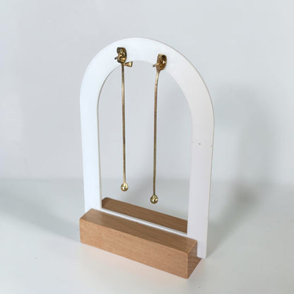 Long Gold Women Fancy Earrings