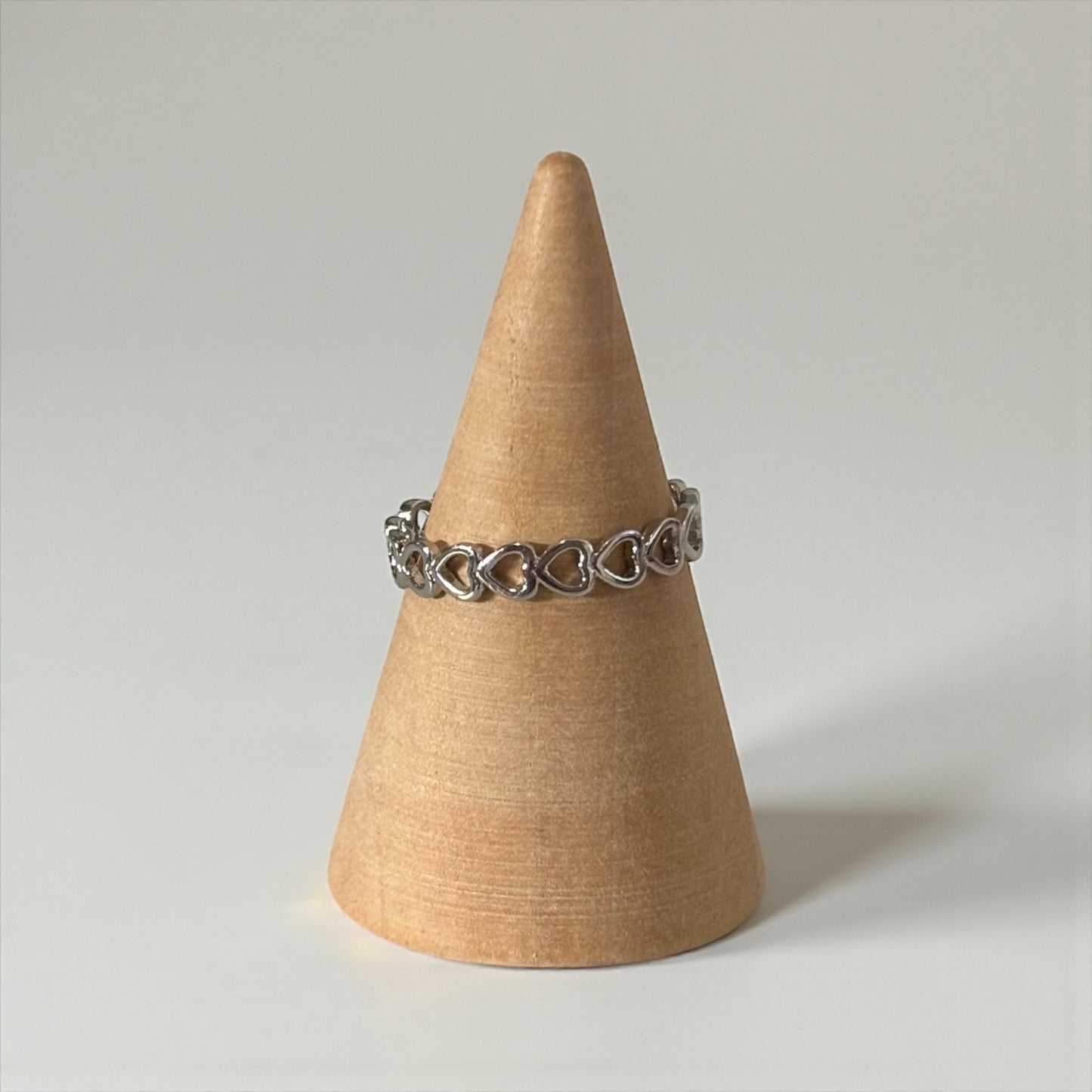 Heart Shape Adjustable Open Ring