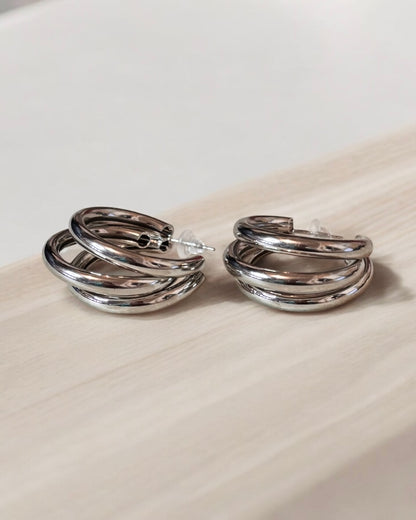 Chunky Lightweight Hoop Earrings