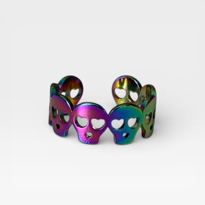 Waterproof Adjustable Skull Ring