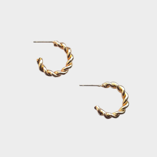 Petite Gold Hoop Earrings