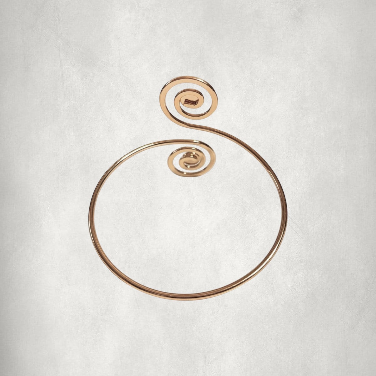 Gold & Turquoise Spiral Armband