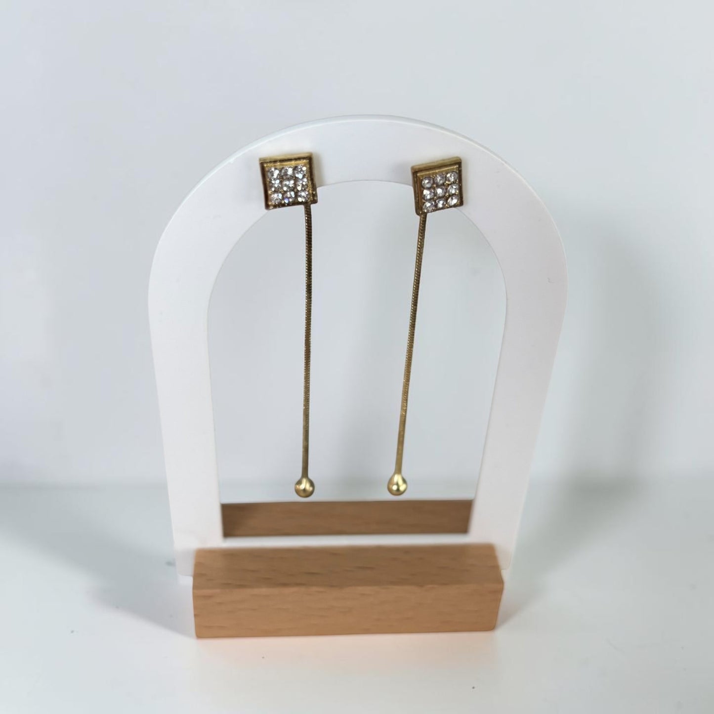 Long Gold Women Fancy Earrings