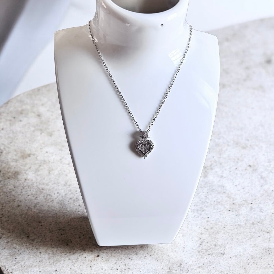 Heart Pendant Elegant Necklace