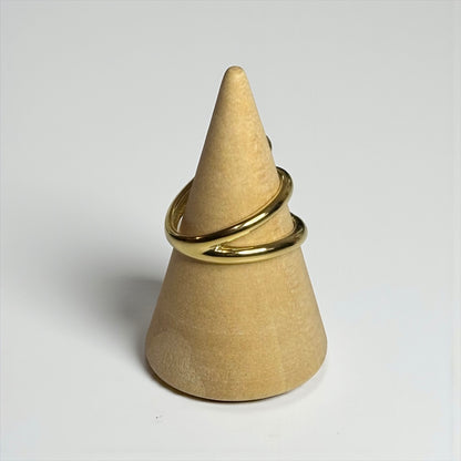 Irregular Solid Gold Ring