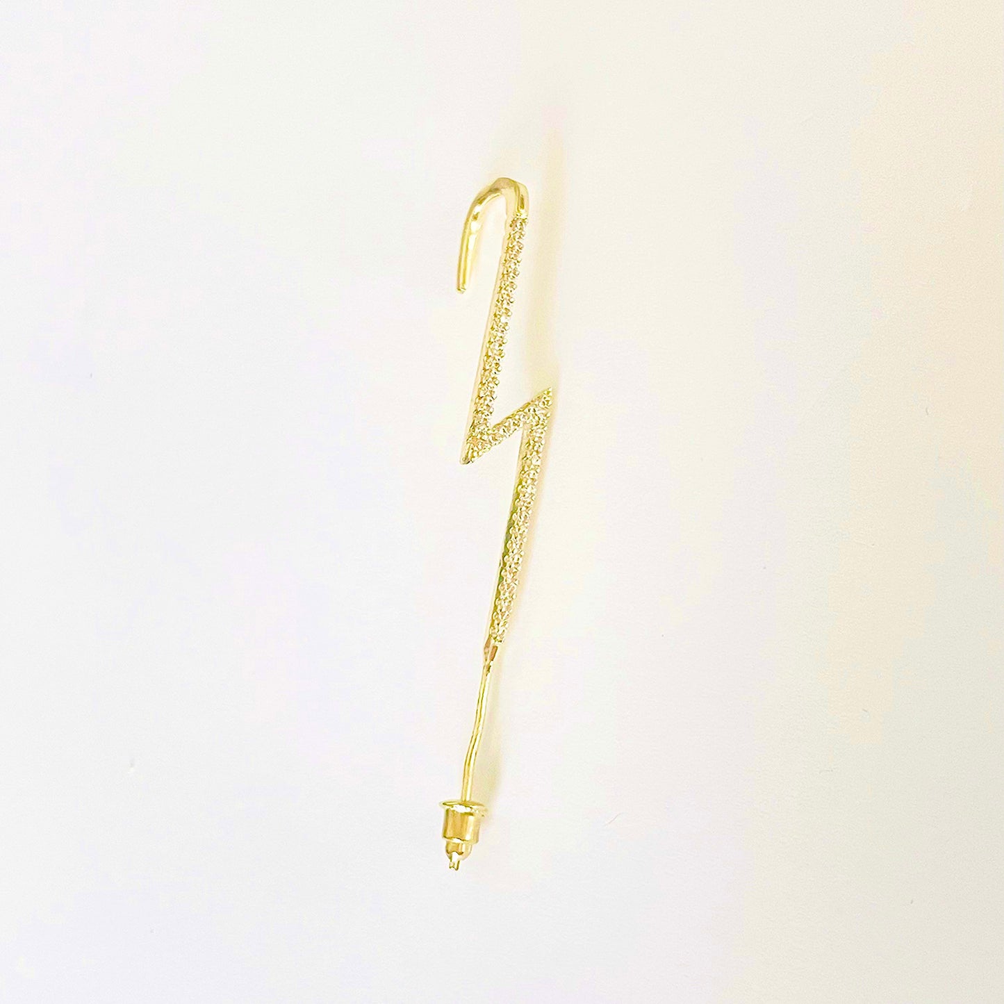 Unique One Piece Crystals Long Earring Gold Accessories
