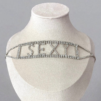 Full Rhinestone Choker Necklace