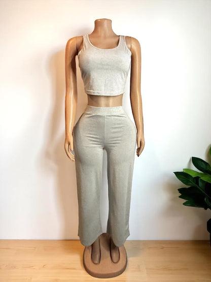 Conjunto gris de 2 piezas
