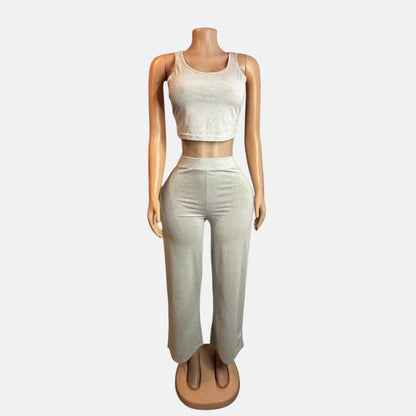 Conjunto gris de 2 piezas