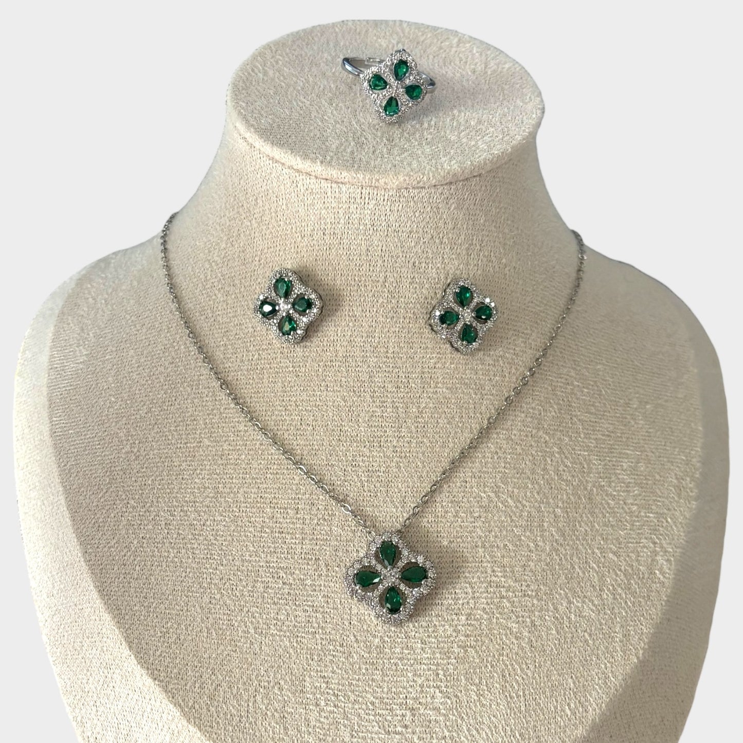 Conjunto de lujo verde de Dubái