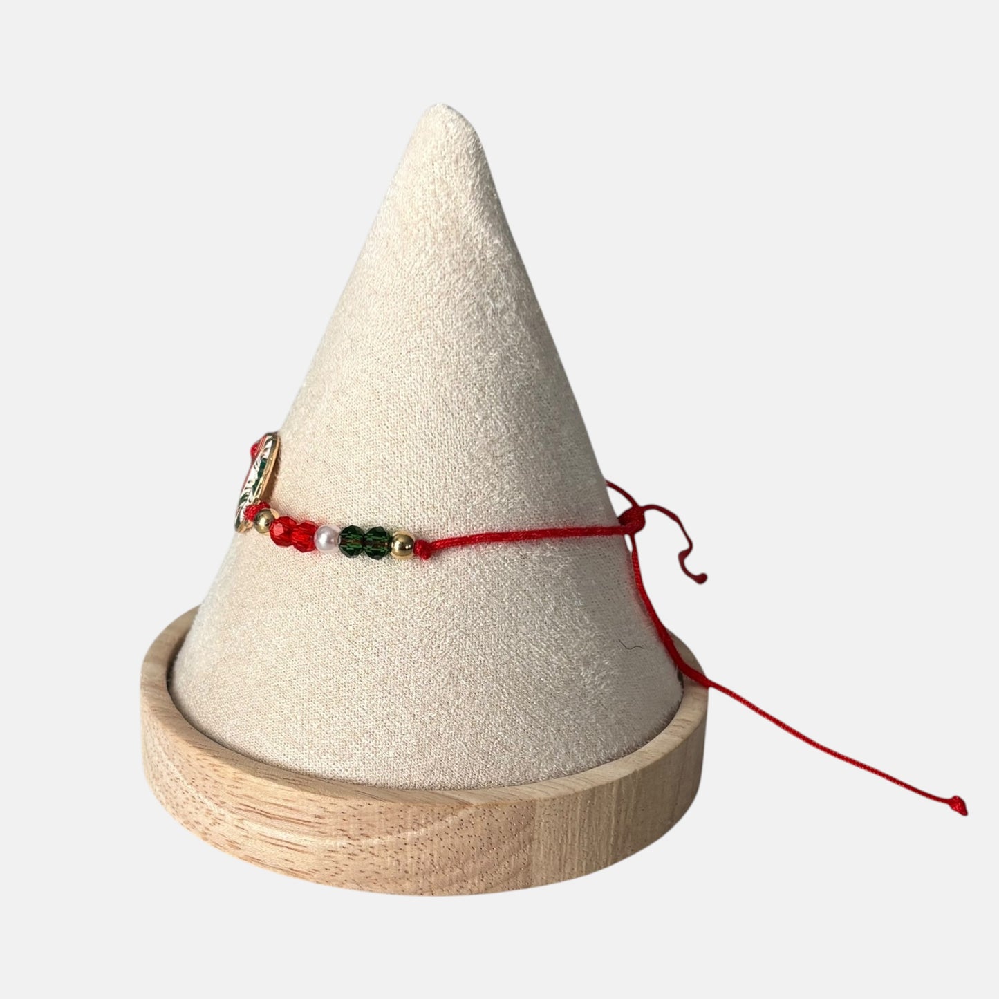 Wreath Christmas Adjustable Bracelet