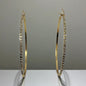Rhinestone Big Hoop Earrings