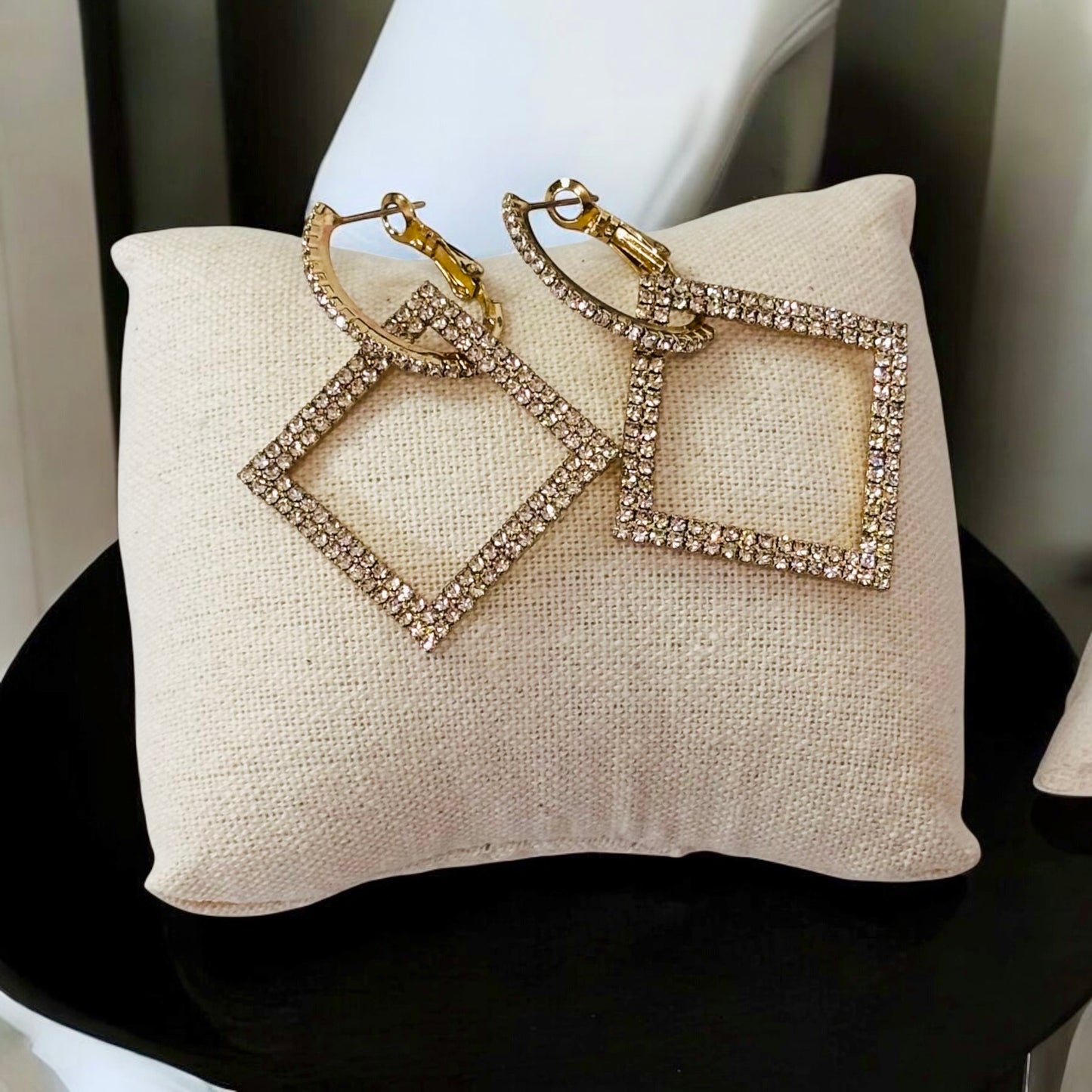 Square Dangle Night Out Earring