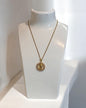 Virgin Mary Pendant Cuban Link Necklace