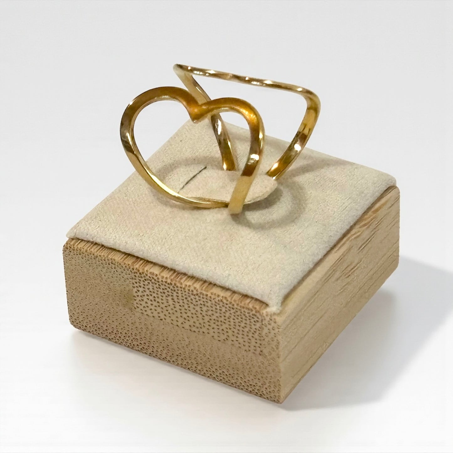 Heart Shape Adjustable Ring